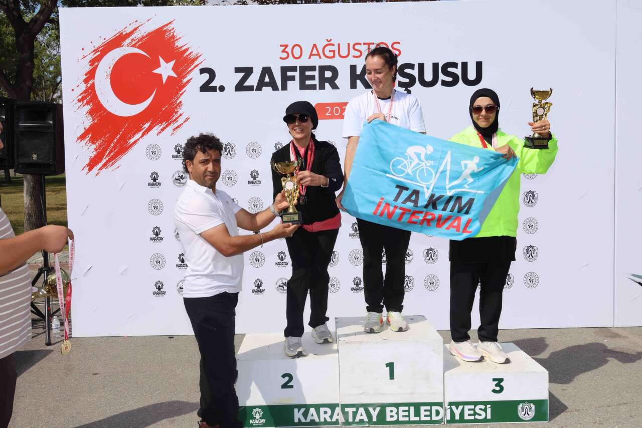 Karatay’da Zafer Koşusu tamamlandı! İşte kürsüye çıkan isimler 18